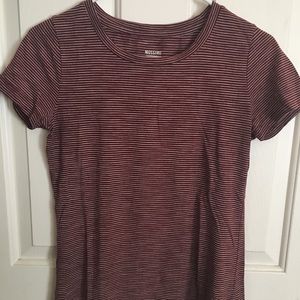 Mossimo Supply Co. Tops - Maroon and white T-shirt mossimo summer Mossimo Supply Co. Tops - Maroon and white T-shirt mossimo summer